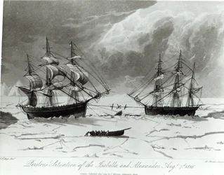 Gefährliche Situation der Isabella und Alexander, 7. August 1819